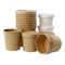 Tazas de papel disponibles del cubo de las gachas de avena de la taza de la sopa alrededor de 16oz con los cuencos de los tallarines de la tapa